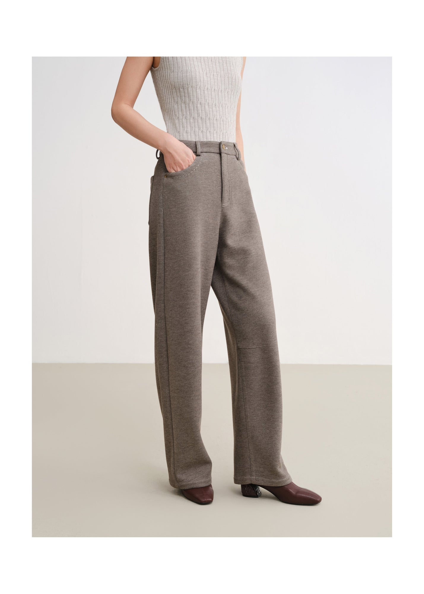 Wool Jeans | Green