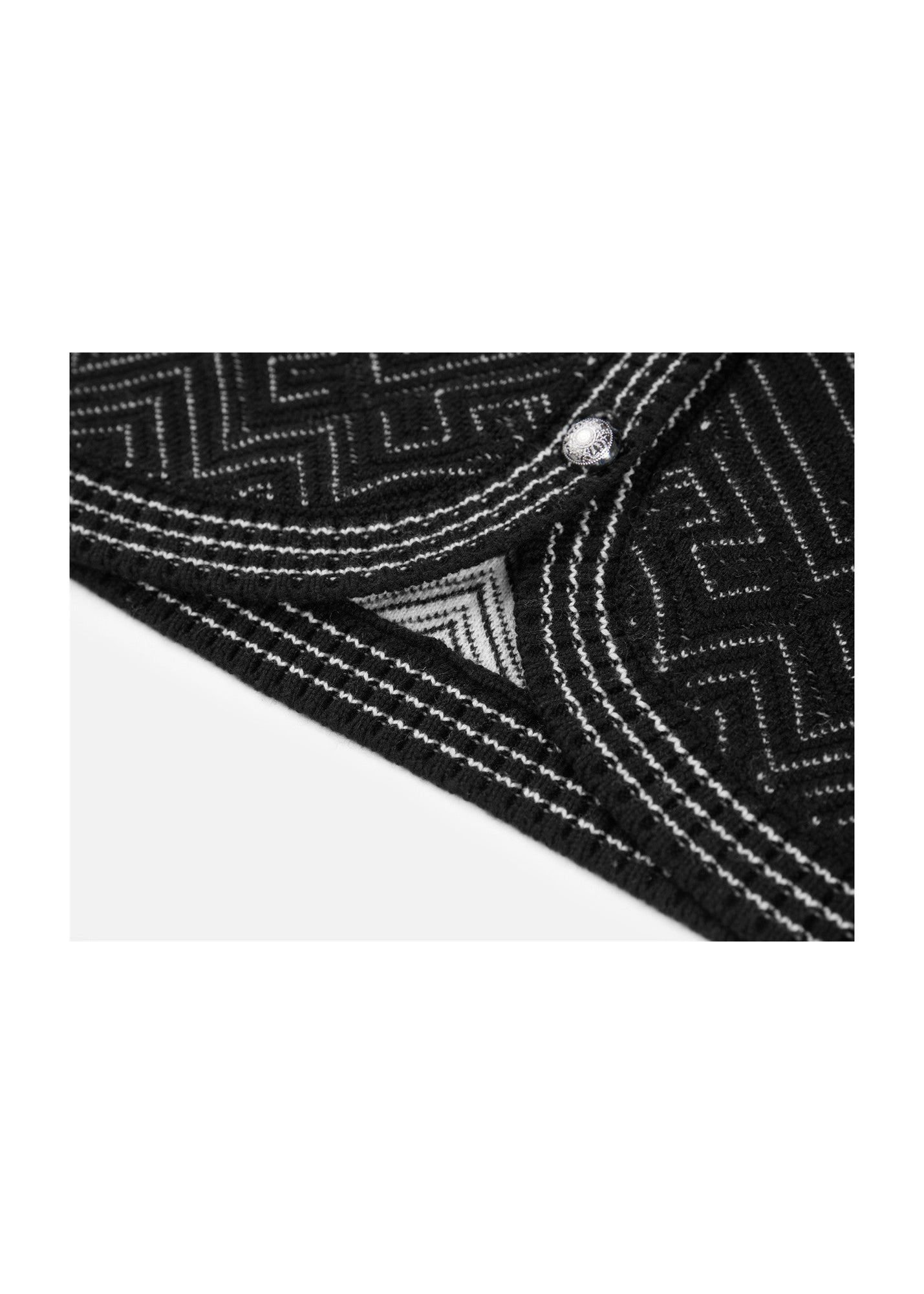 Wool Knit Vest | Black
