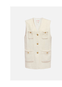 Yak Wool Vest | White