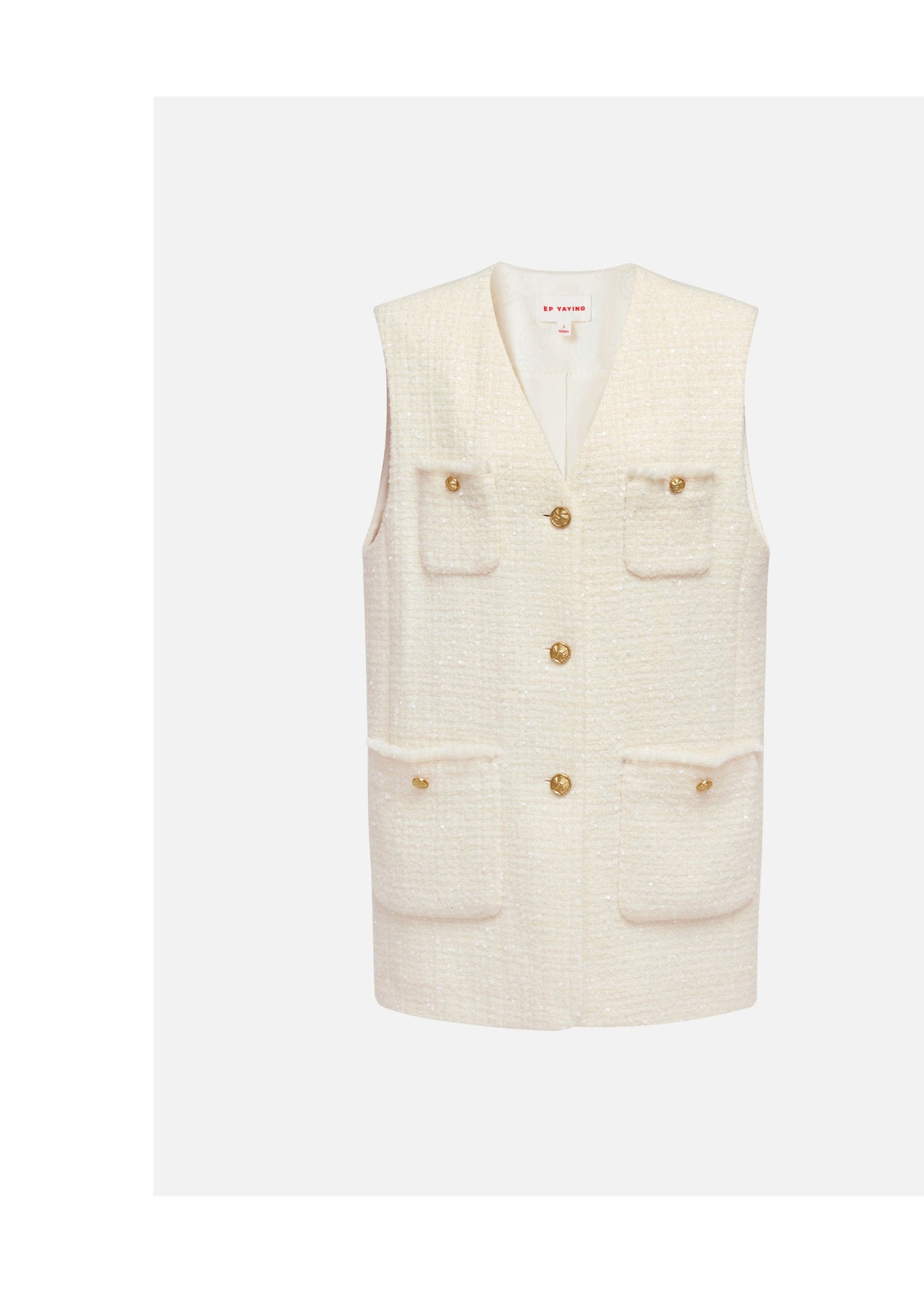 Yak Wool Vest | White