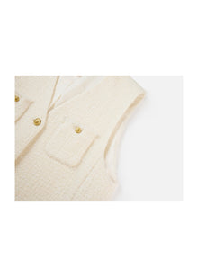 Yak Wool Vest | White
