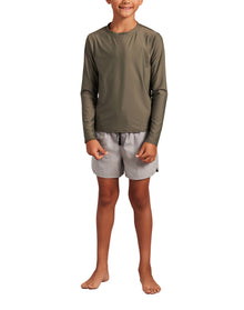 Youth | Elasticated Waist Boardshort | Moonbeam