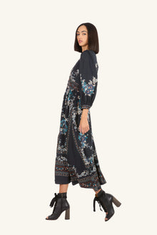 Zaria Dress | Dark Navy Floral