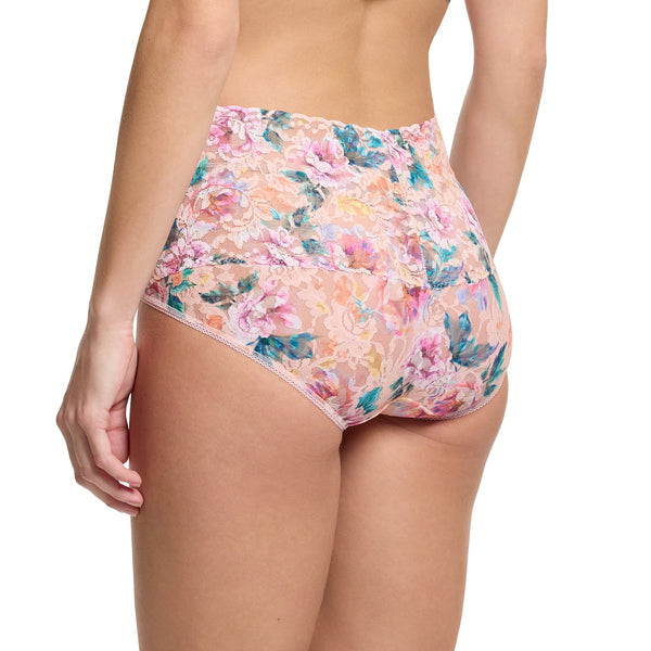 Retro Lace V-Kini | Buy Myself Flowers (Peach)