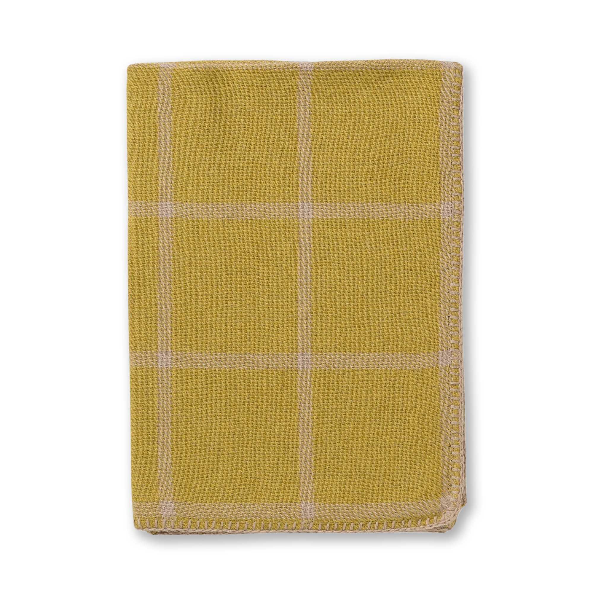 Graydon Throw | French Yellow/Beige