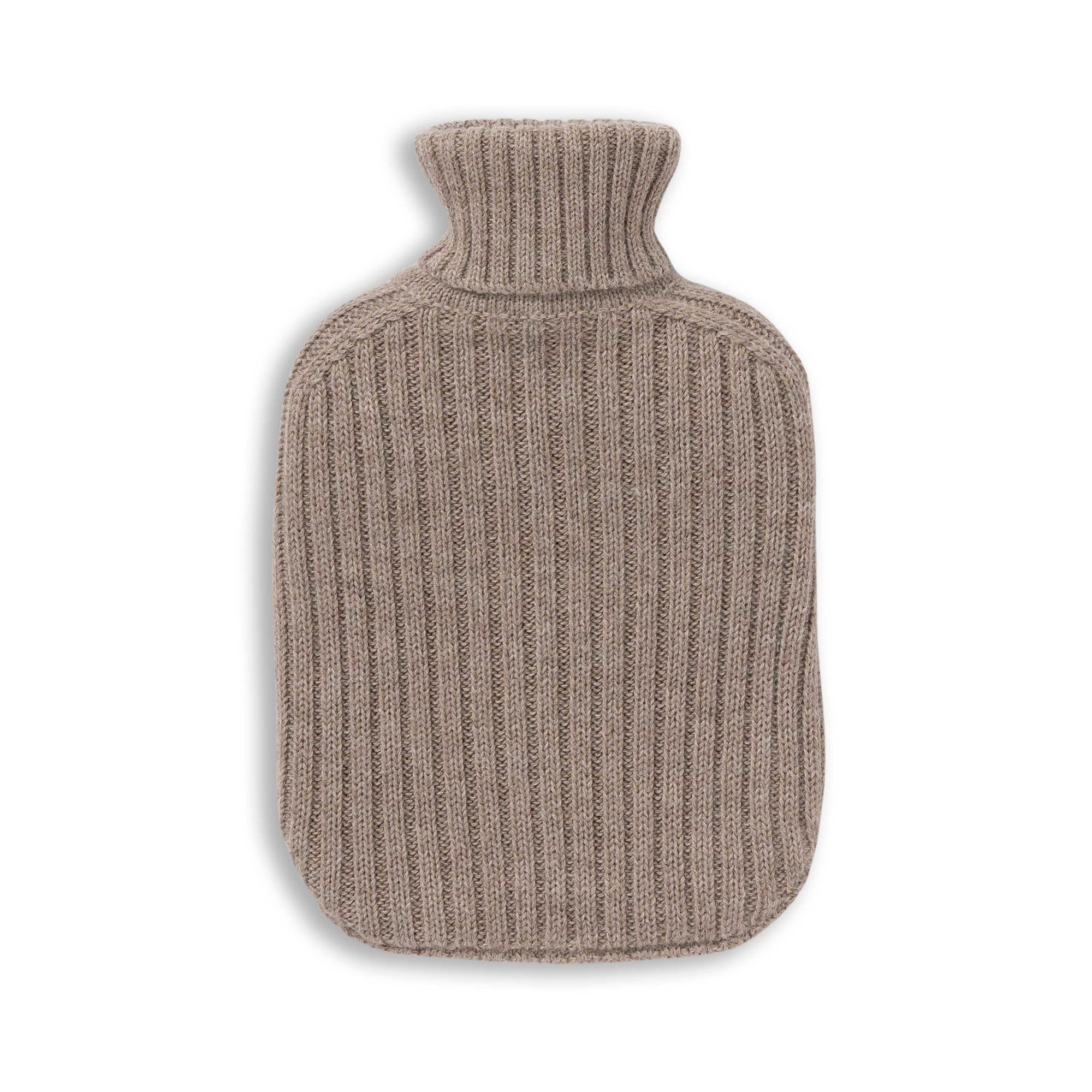 Ribbed Hot Water Bottle | Light Taupe