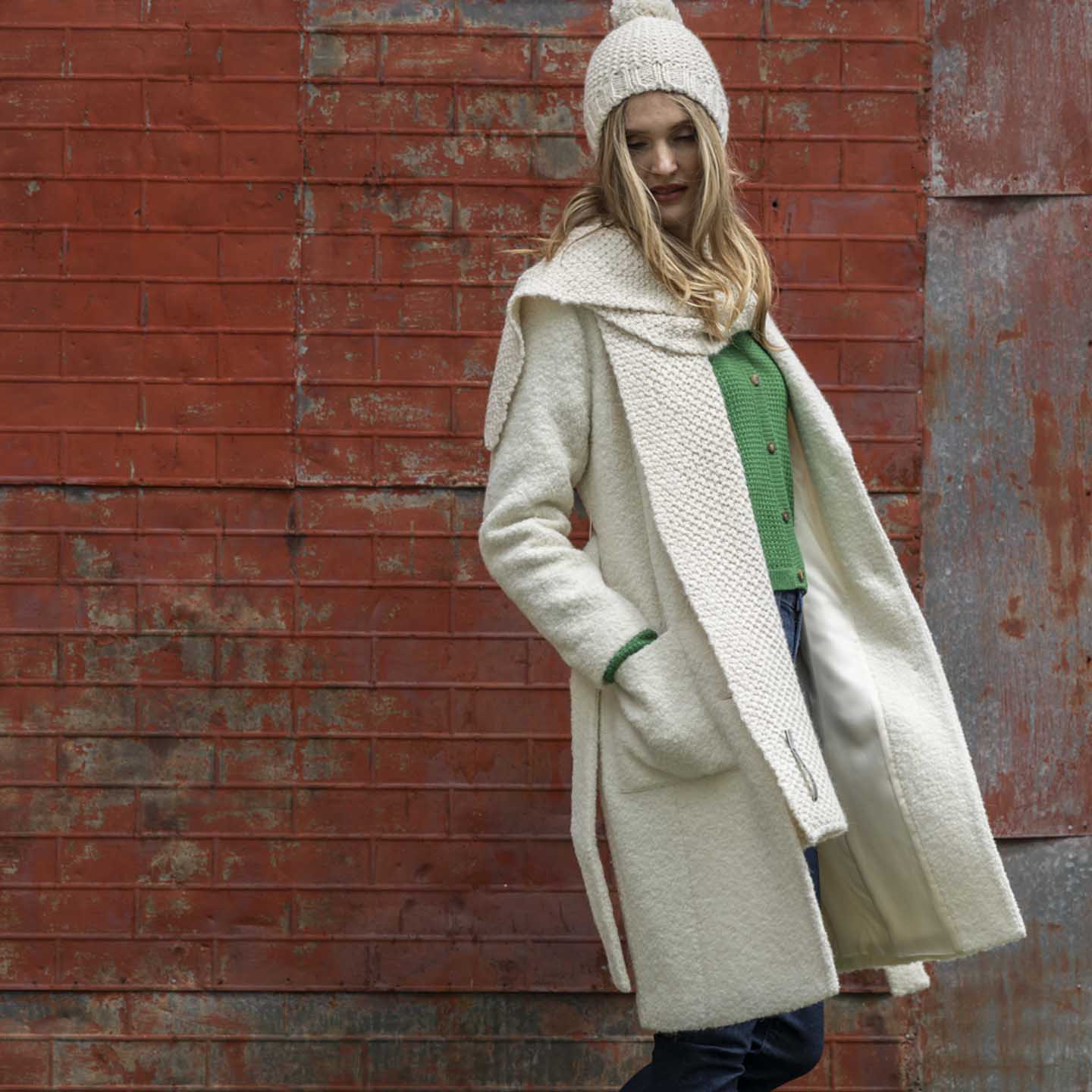 Amelia Coat | Ivory