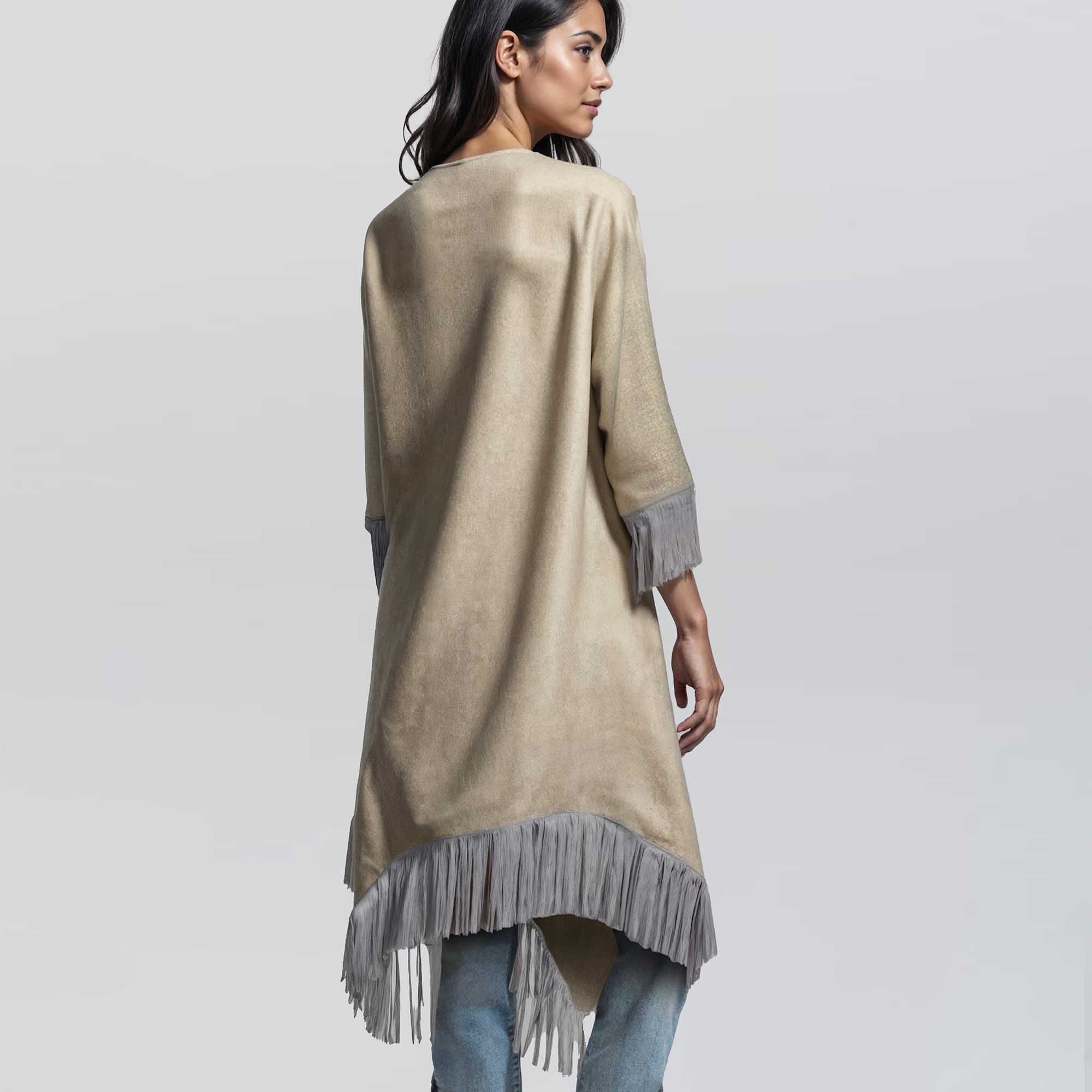 Unisex | Santa Fe Cape | Light Grey
