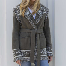 Hacienda Cardigan | Moss / Carbon