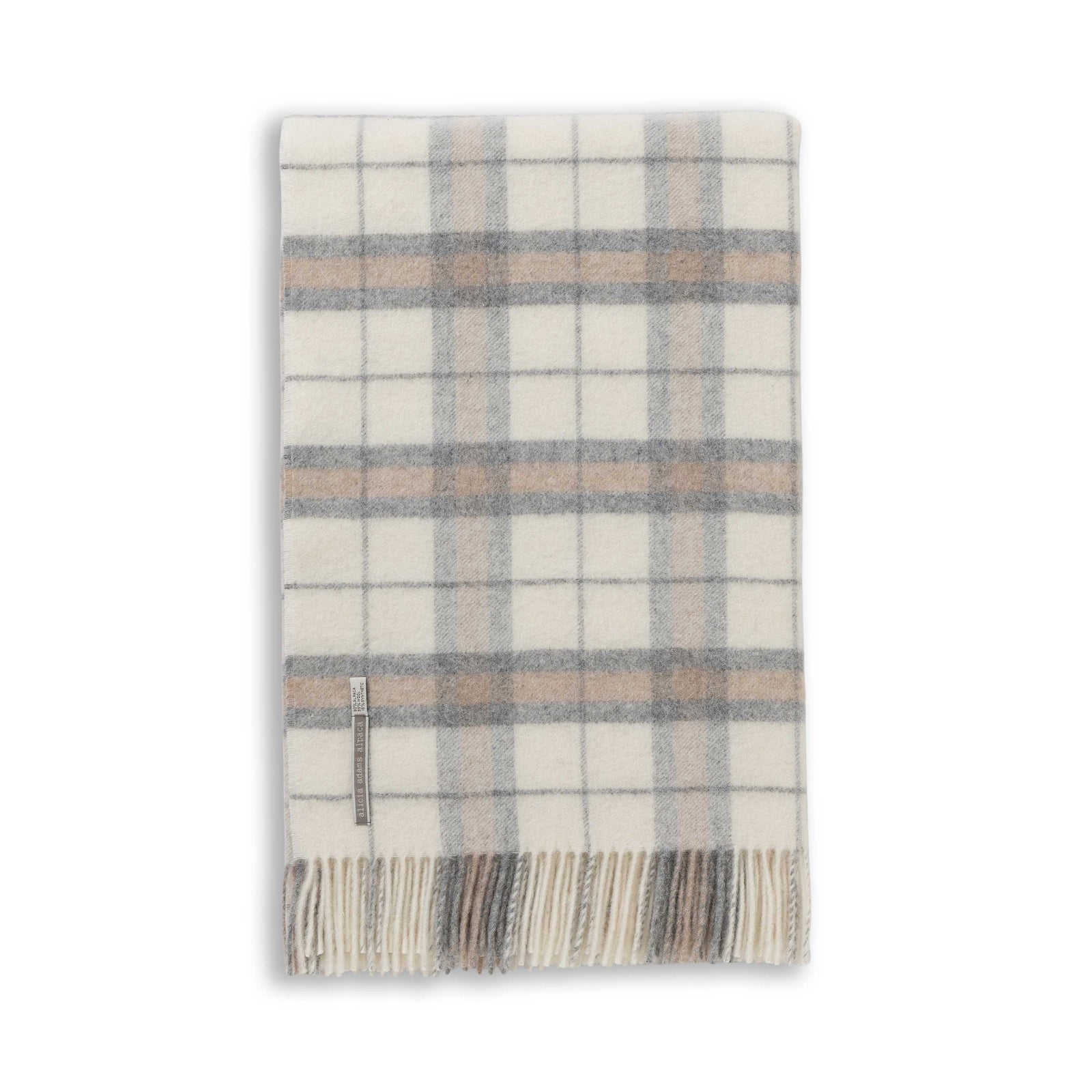 Wellington Throw | Ivory / Beige