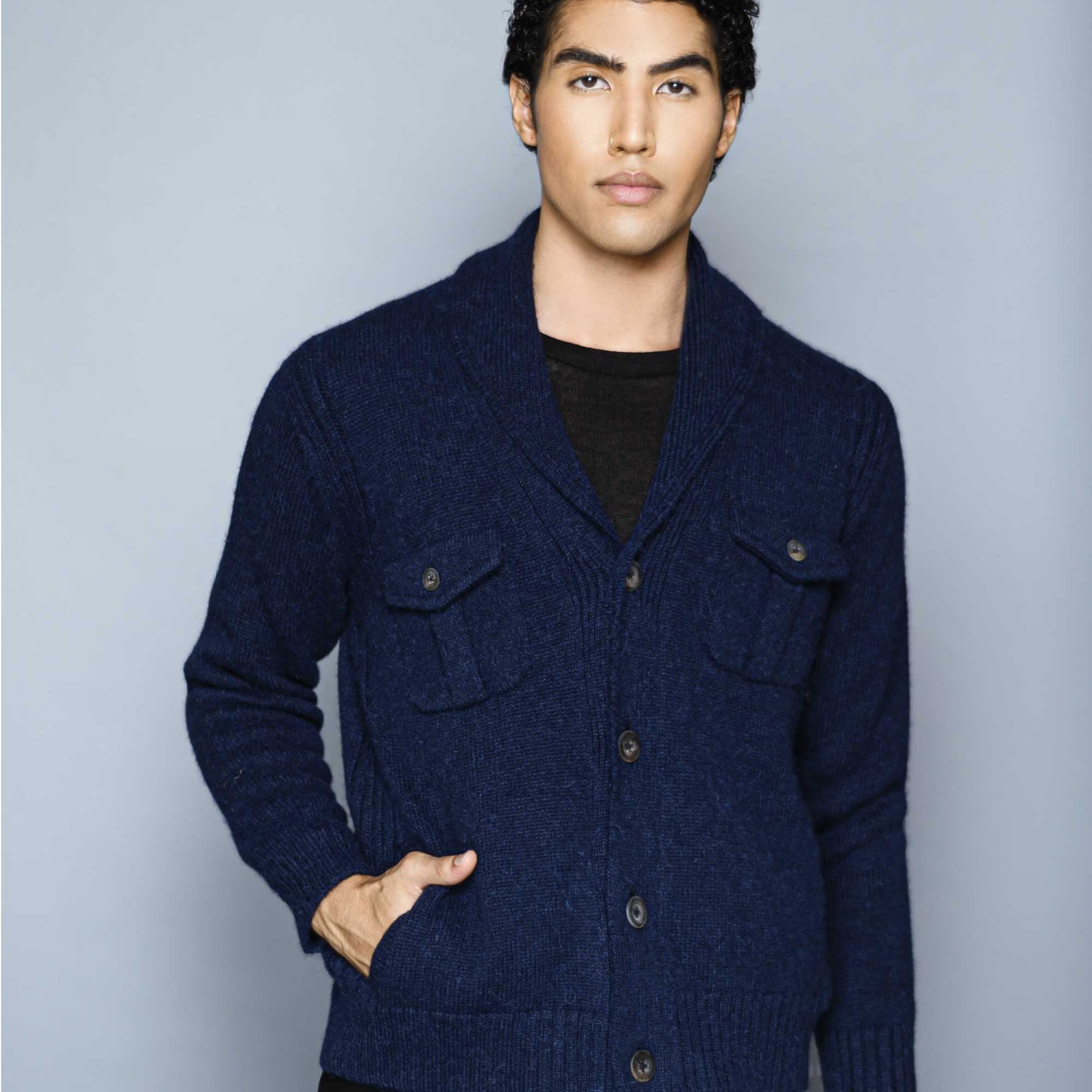 Milos Sweater | Navy