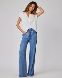 Anya Side Tacked Released Jean | Vintage Laguna Wash