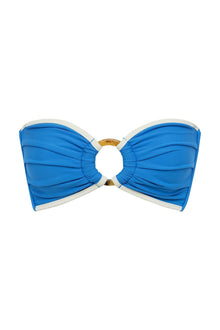 Tori Ties Bandeau Bikini Top | Asul Cream Binded