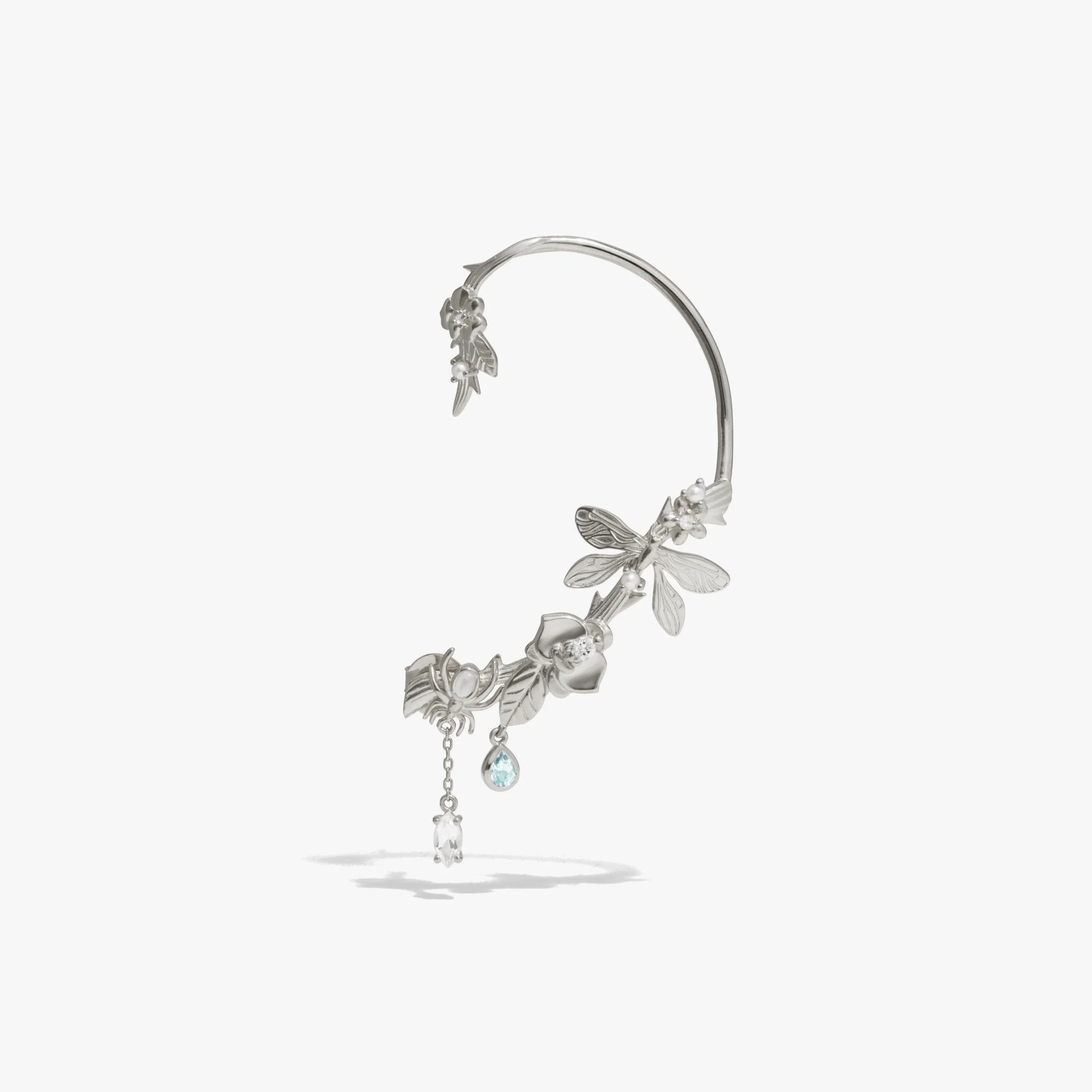Awe Inspired Earrings 925 Sterling Silver Secret Forest Ear Cuff