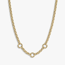 Awe Inspired Necklaces 14K Yellow Gold Vermeil Long Triple Charm Collector Necklace