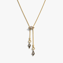 Awe Inspired Necklaces 14K Yellow Gold Vermeil Prism Bolo Necklace