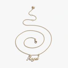 Awe Inspired Necklaces Angel Nameplate Necklace