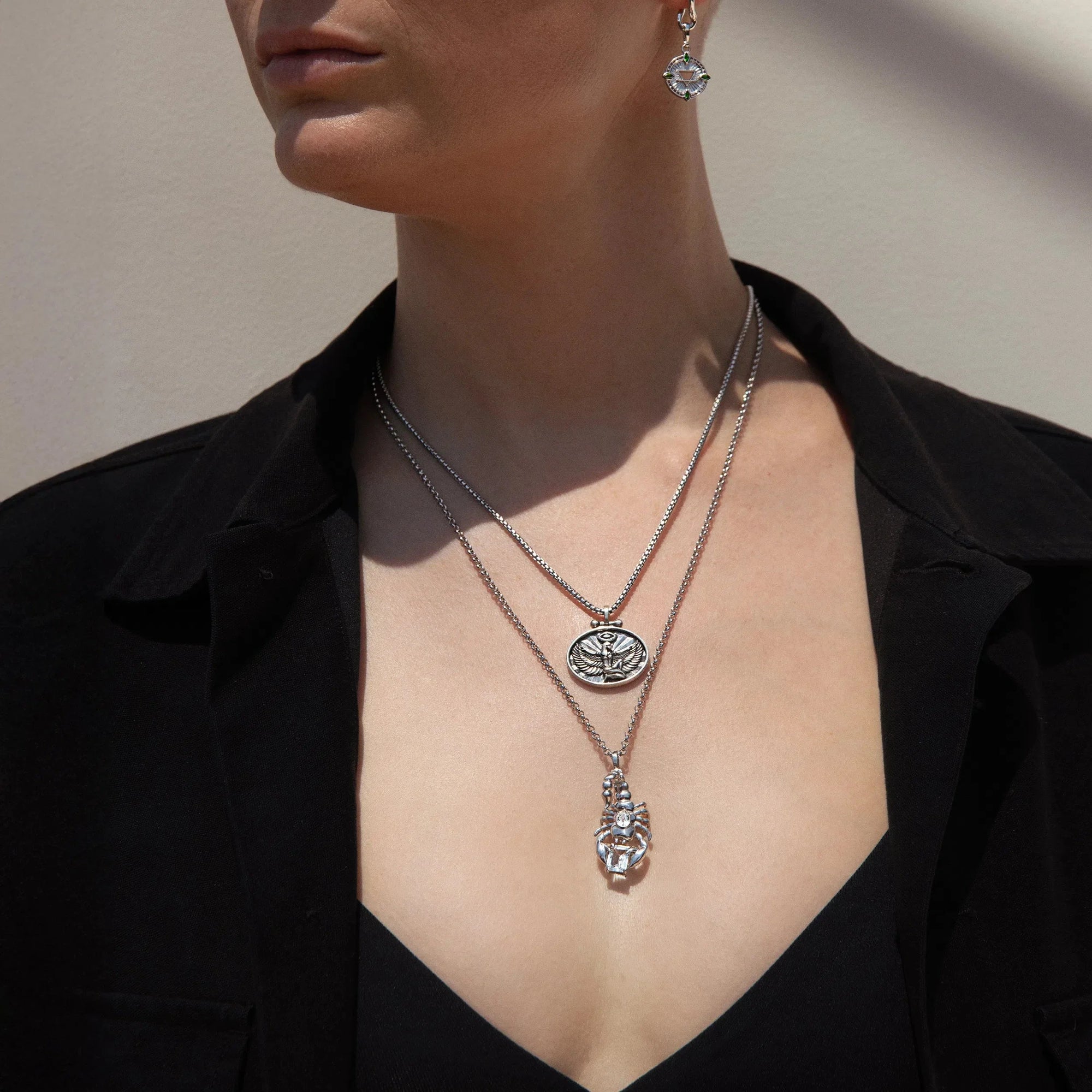 Awe Inspired Necklaces Isis Scorpion Necklace Set