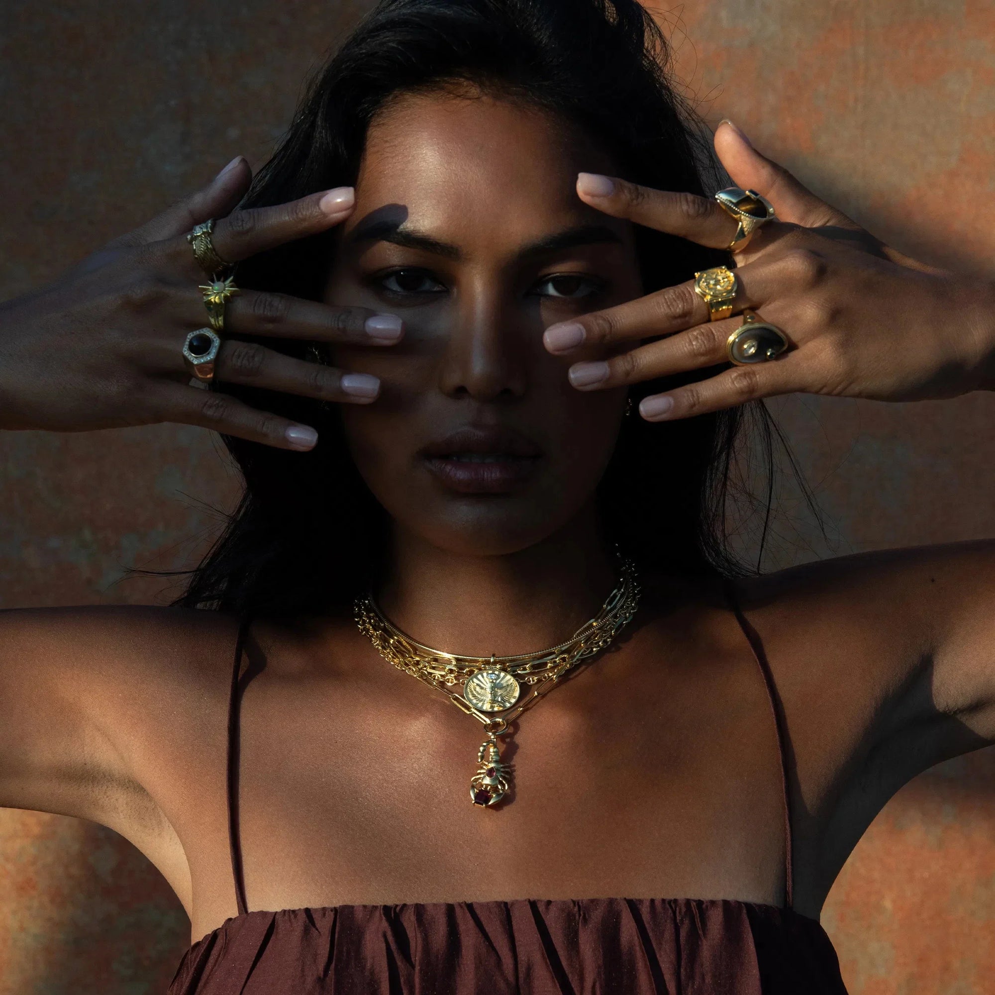 Awe Inspired Necklaces Isis Scorpion Necklace Set