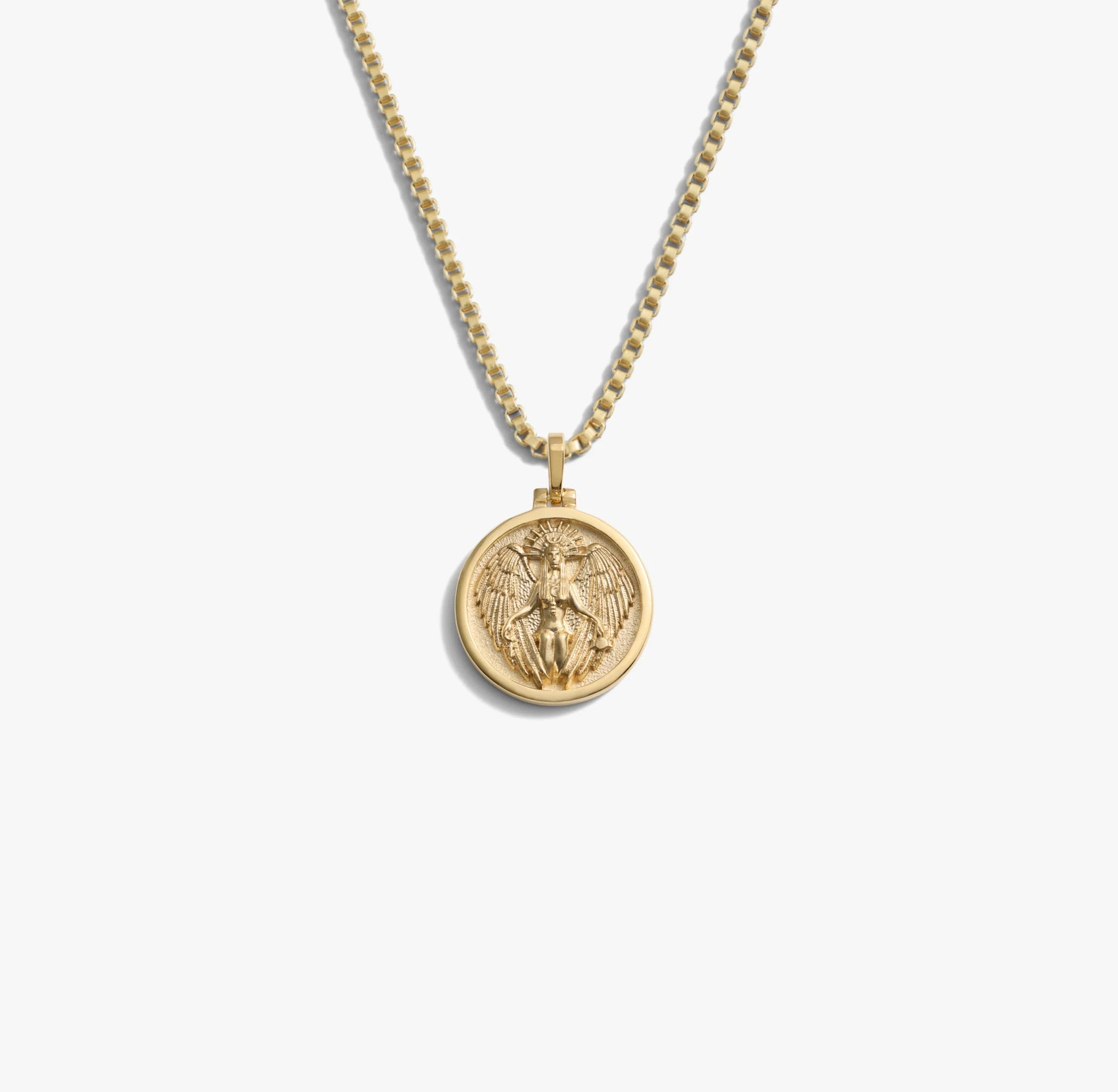 Awe Inspired Necklaces Mini Goddess Coin Necklace