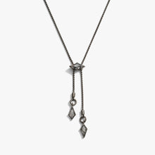 Awe Inspired Necklaces Oxidized 925 Sterling Silver Prism Bolo Necklace