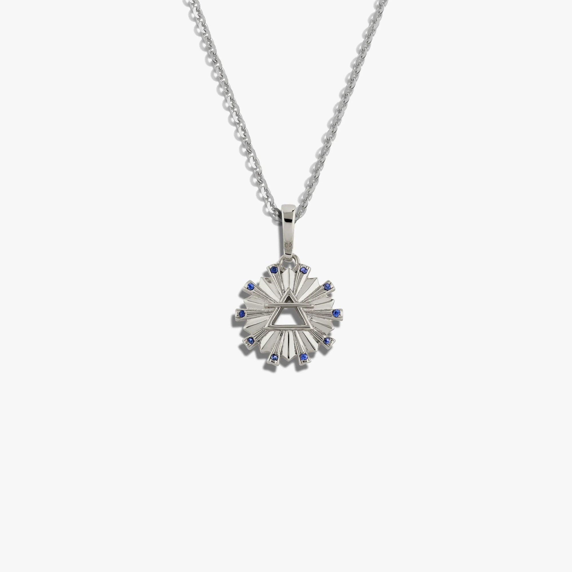 Awe Inspired Necklaces Sterling Silver / 16-18" Oval Cable Chain Mini Element Water Necklace