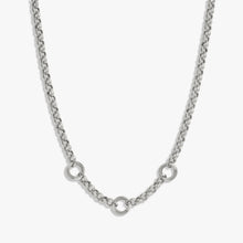 Awe Inspired Necklaces Sterling Silver Long Triple Charm Collector Necklace