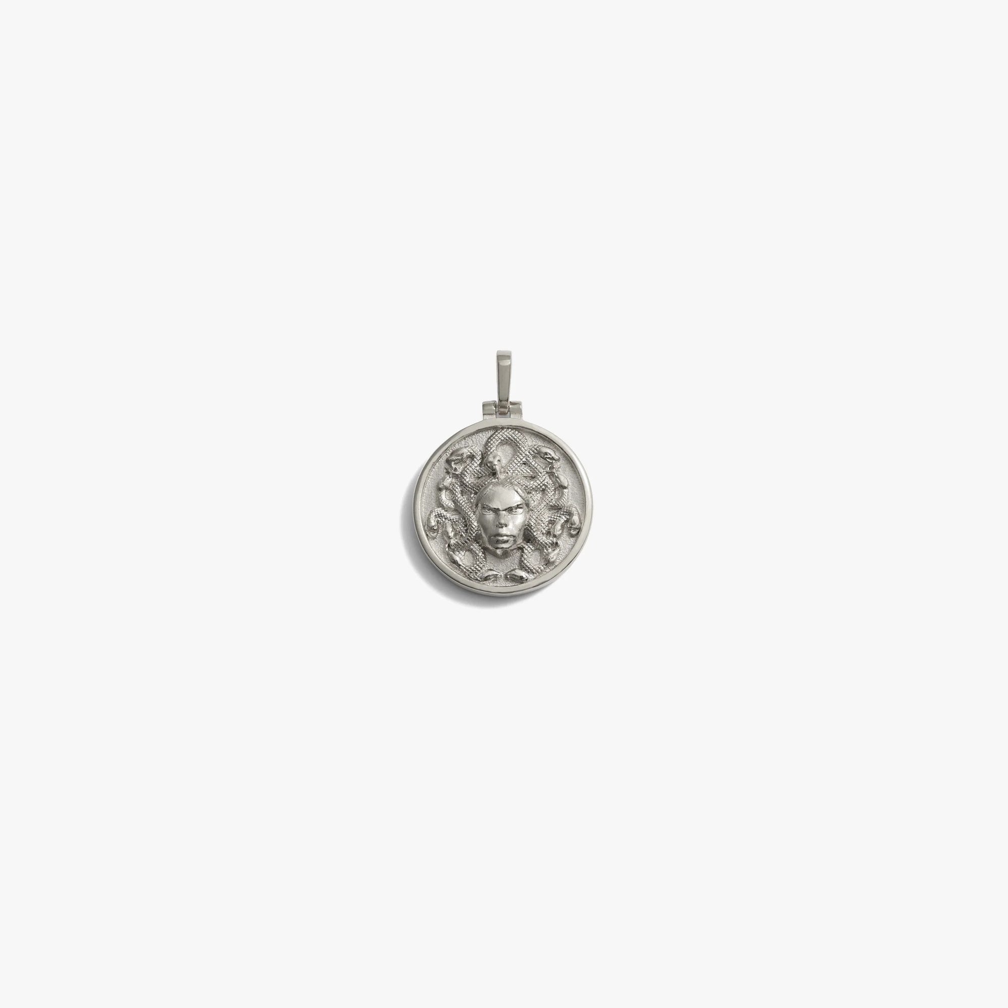Awe Inspired Pendants 925 Sterling Silver / Medusa Mini 15mm Goddess Reworks