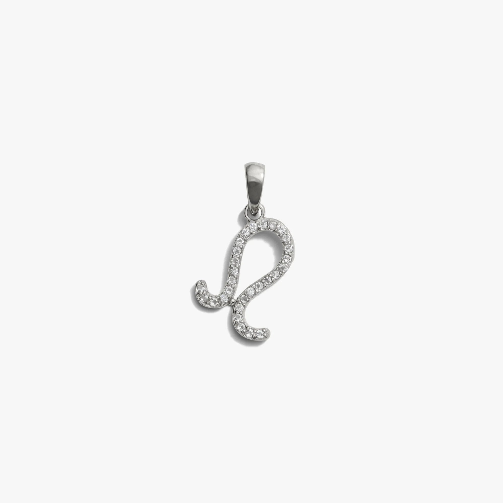 Awe Inspired Pendants Sterling Silver / Leo / Mini Zodiac Gemstone Amulet