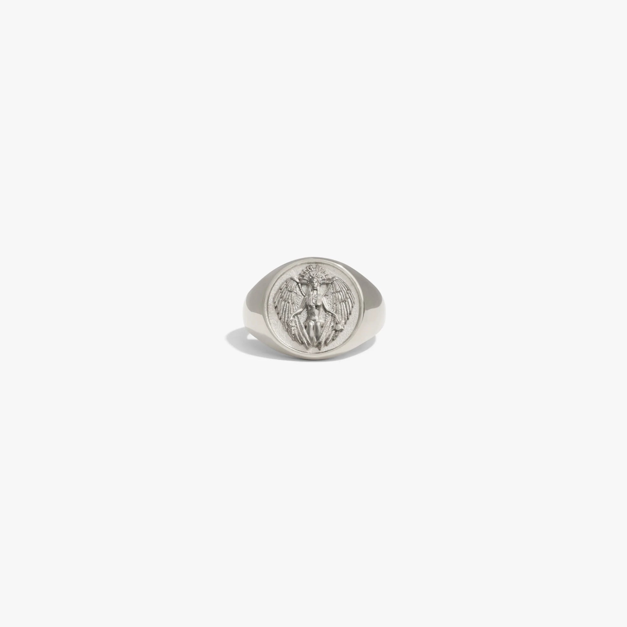 Awe Inspired Rings 925 Sterling Silver / Lilith / 6 Goddess Rework Signet Ring