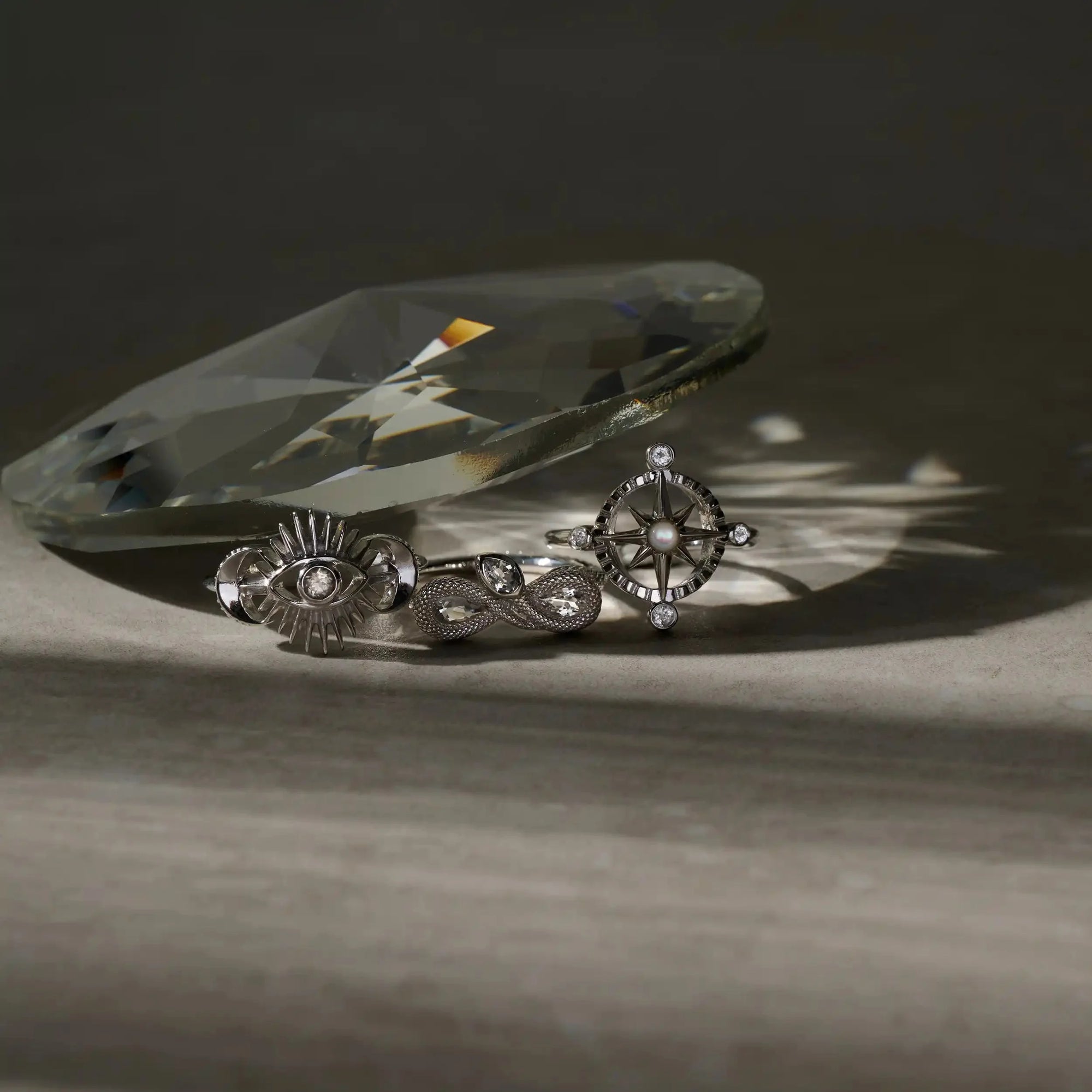 Awe Inspired  Rings Infinity Snake Ring