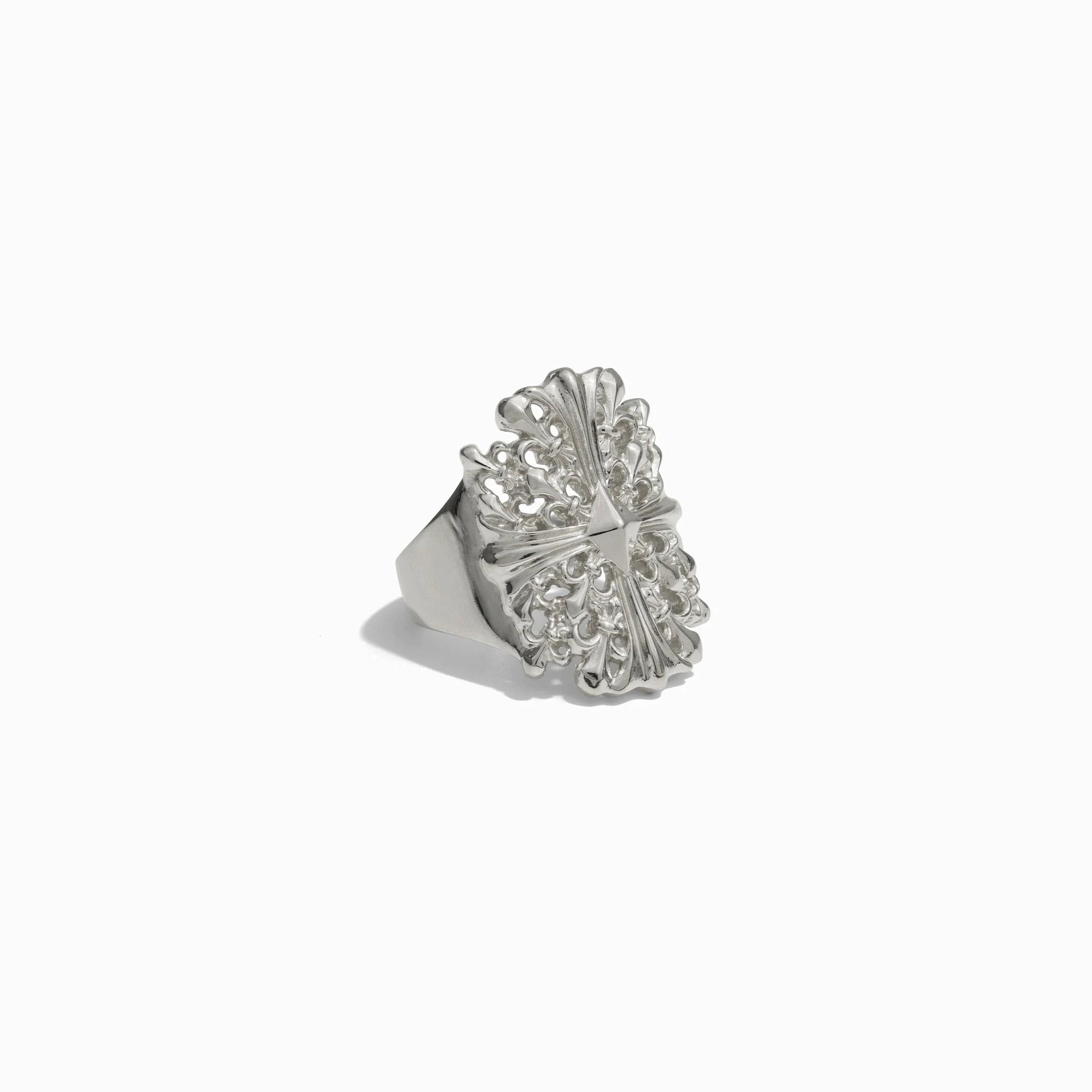 Awe Inspired  Rings Cross Shield Ring