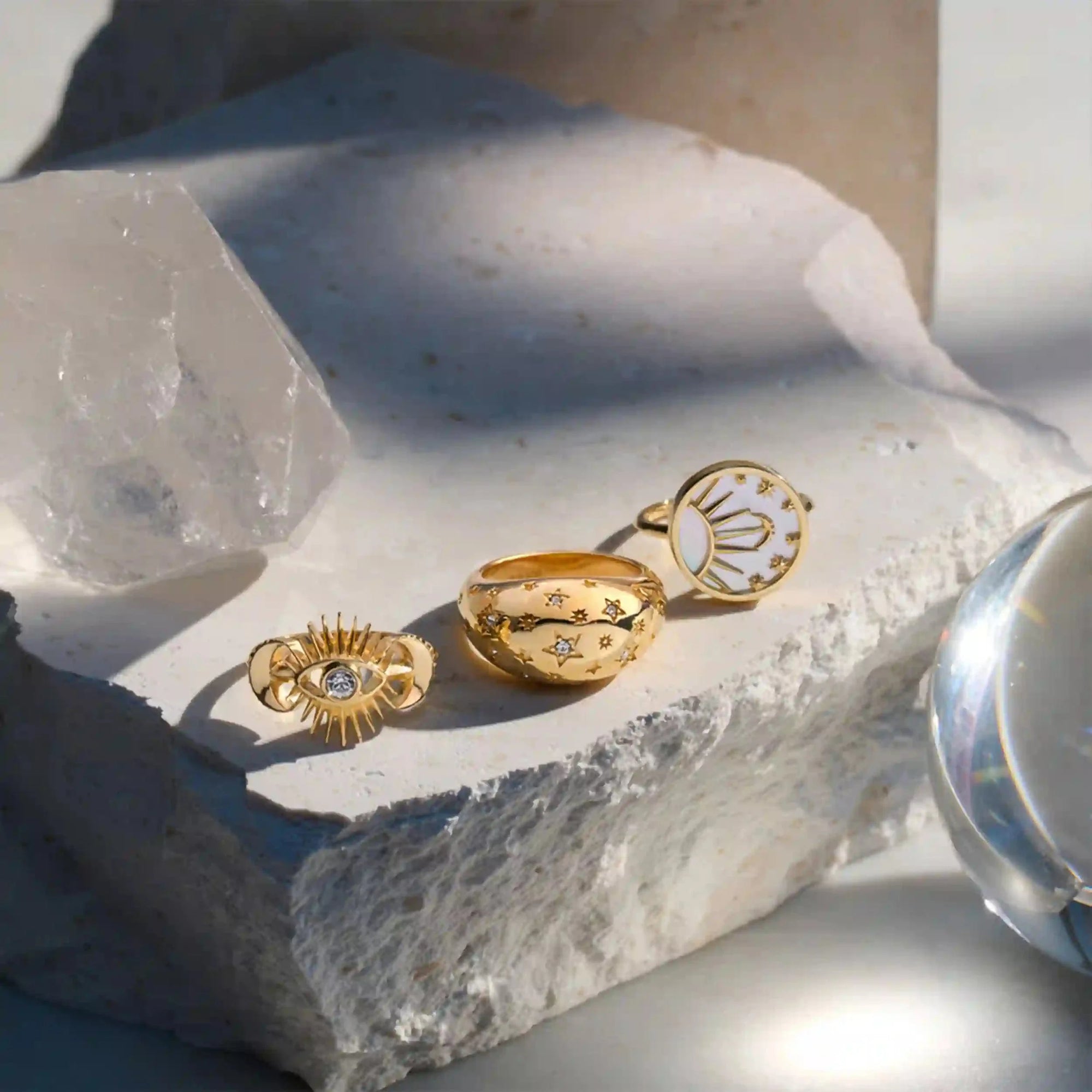 Awe Inspired  Rings Starry Night Ring