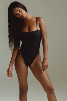 Jacelyn One Piece | Black Rib