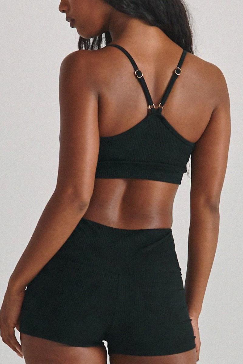 Micro Bike Short | Black Rib