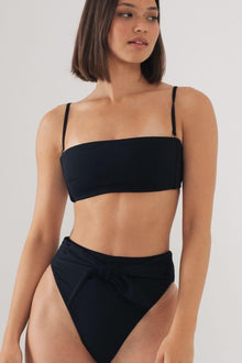 Summer Bikini Top | Black Rib