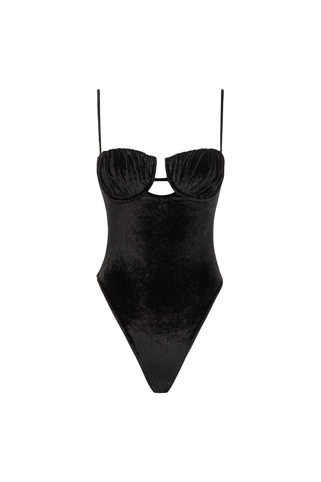 Petal One Piece | Black Velvet