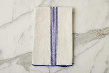 Dinner Napkins | Vintage Navy Blue Stripe | Set of 4