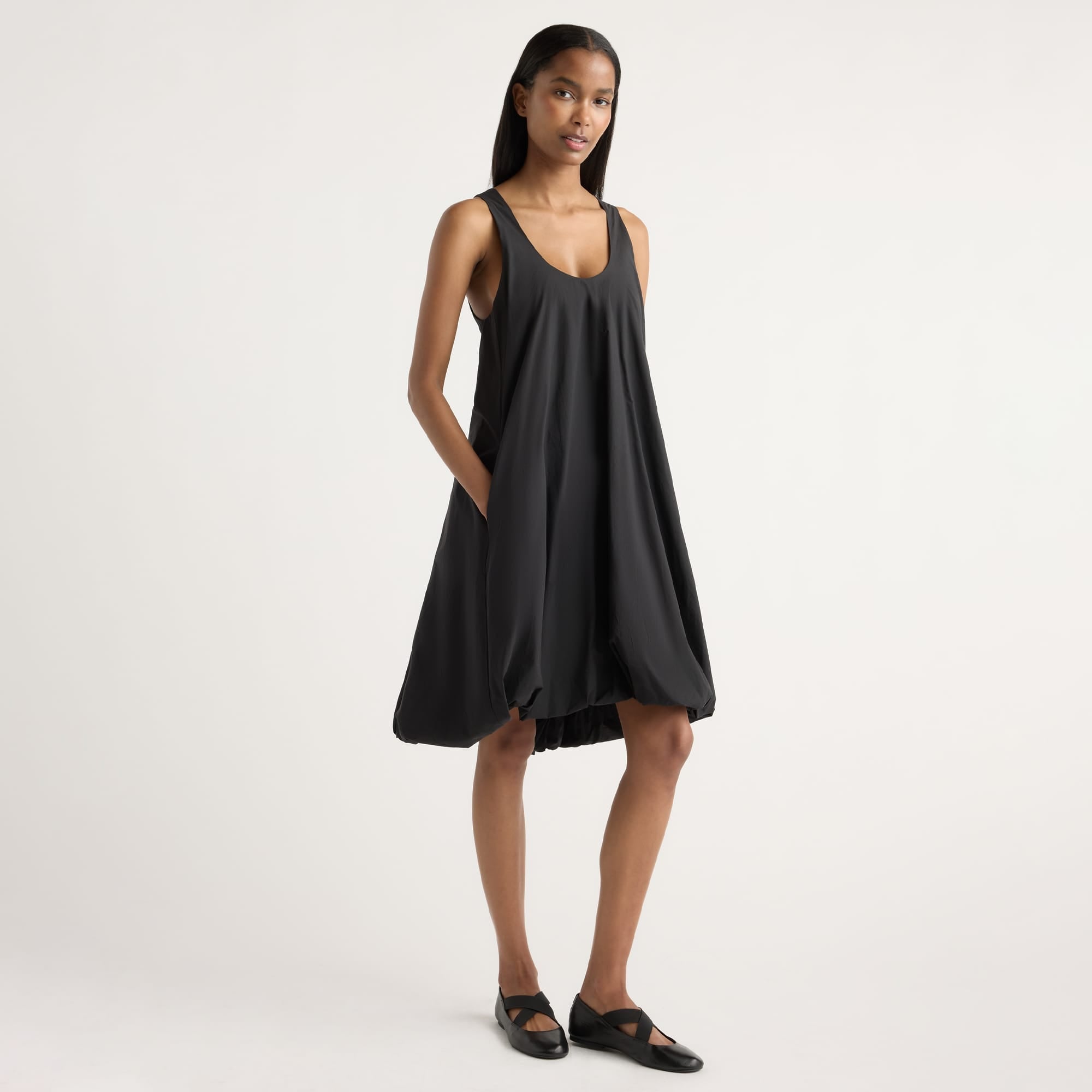 Isilda | Cosima Hi-Lo Bubble-Hem Dress in Size Extra Small