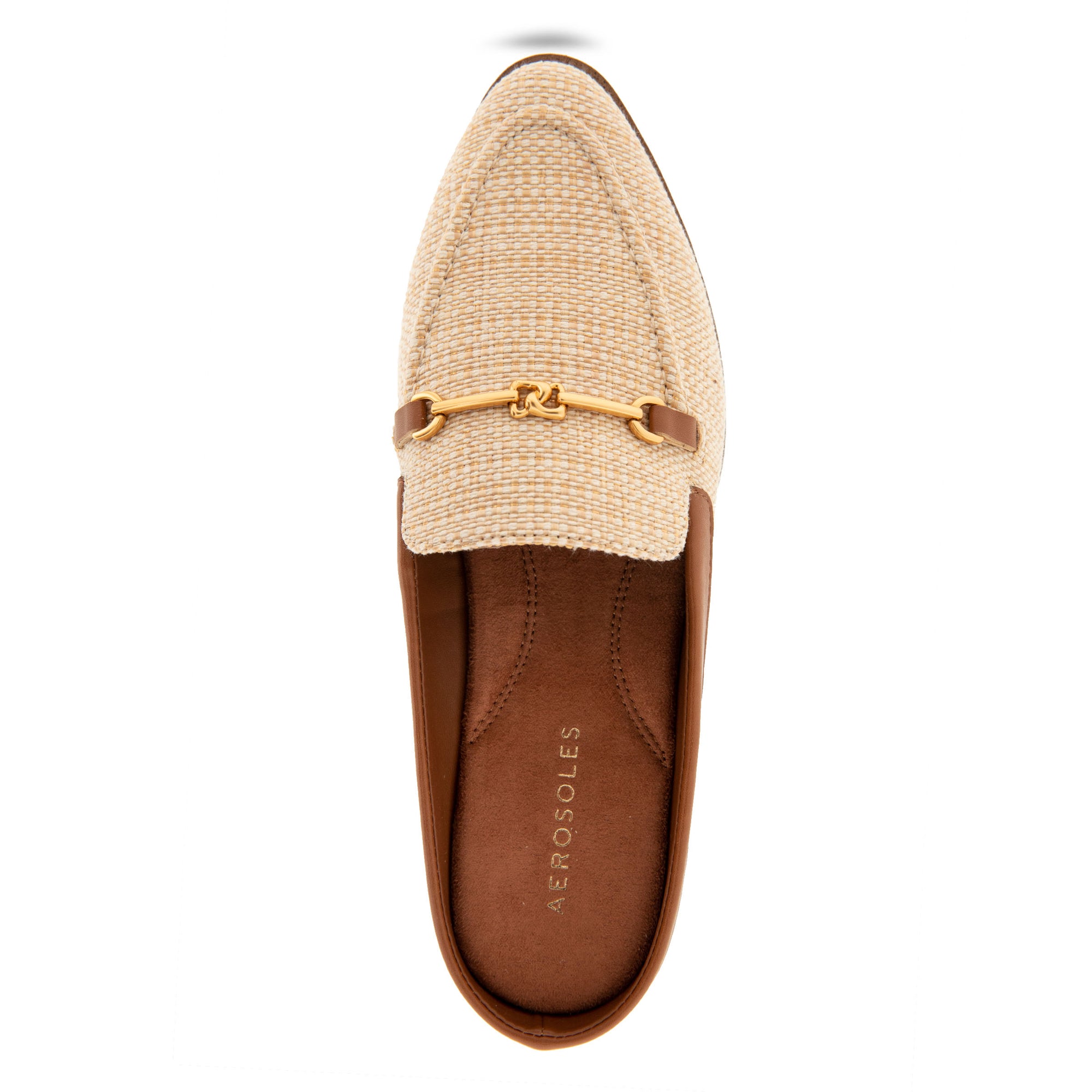 Erik Tailored Mule | Natural/Tan Raffia