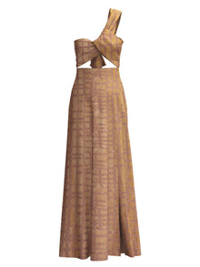 Dalia Dress - Dhaw Gold - diarrablu