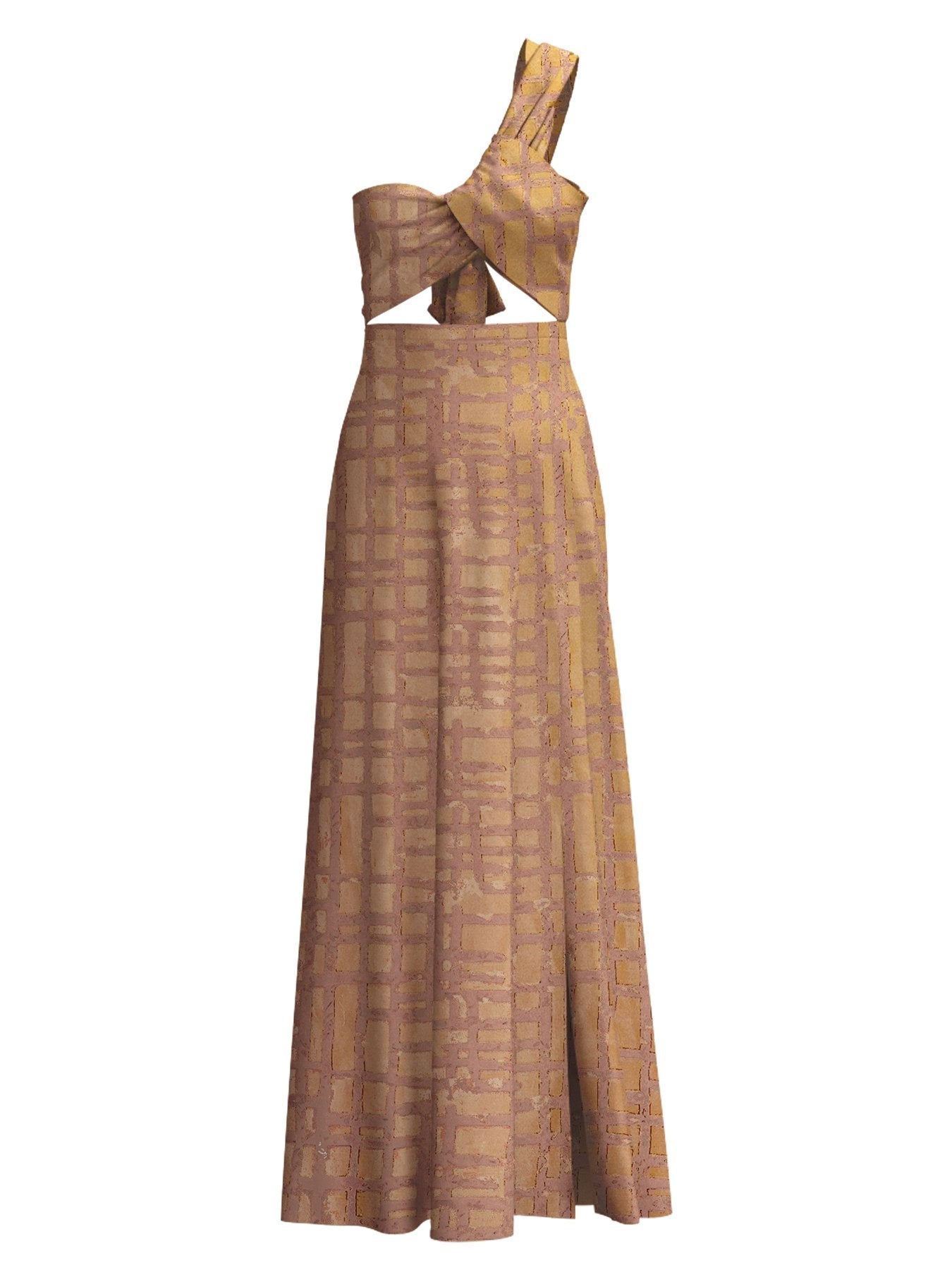 Dalia Dress - Dhaw Gold - diarrablu
