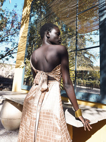 Dalia Dress - Dhaw Gold - diarrablu