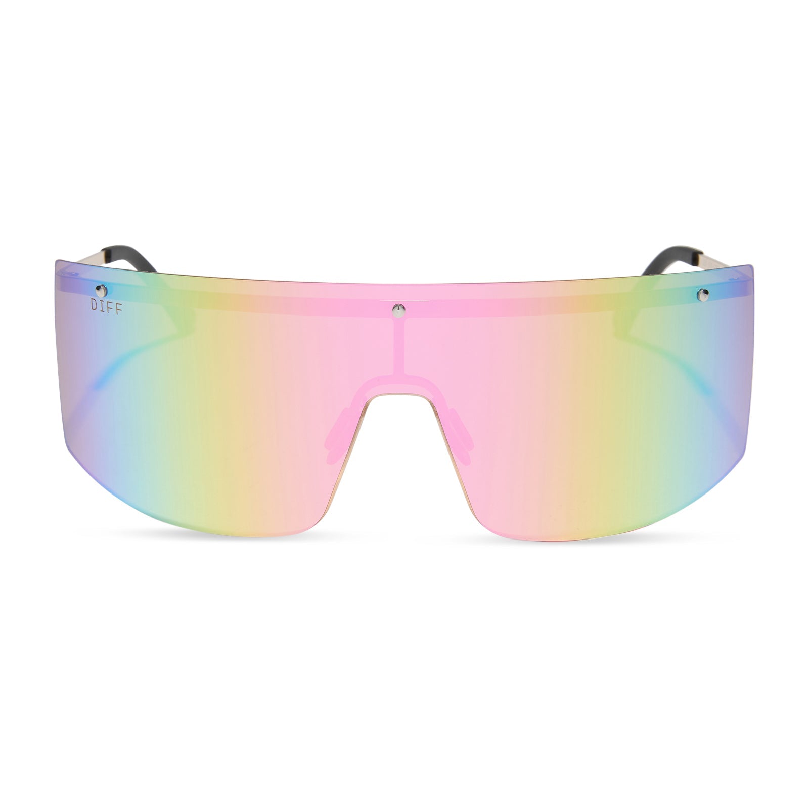 Unisex | Grandslam Sunglasses | Gold | Sherbet Rainbow Polarized Lenses