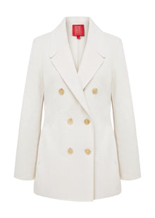 double-breasted blazer-style coat | Off-White