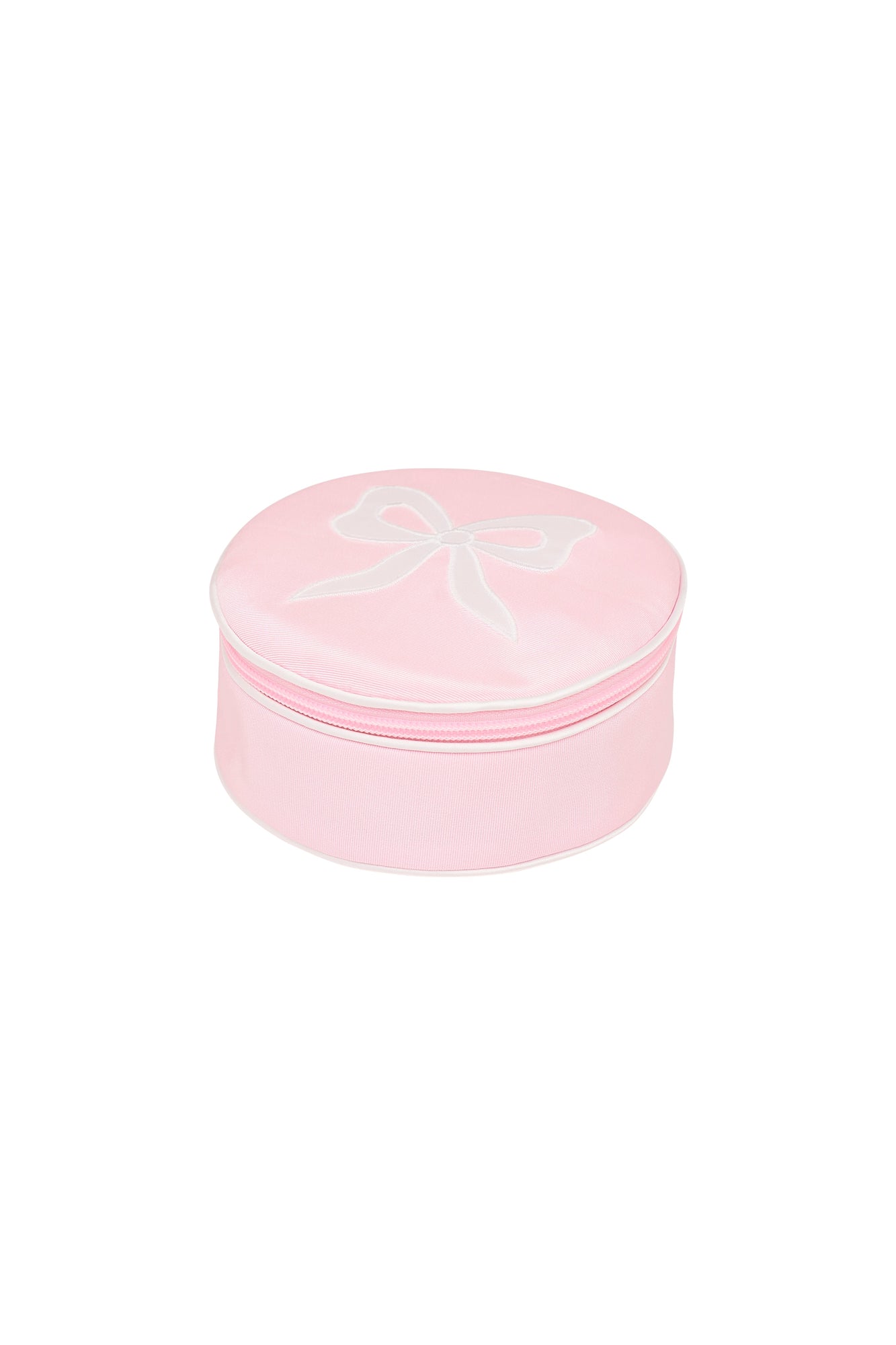 Walker Valentine Round Zip Jewelry Case | Dusty Rose