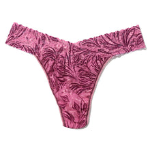 Signature Lace Original Rise Thong | In The Jungle (Pink)