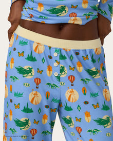 Womens | Fellow Ozians Long PJ Set x Wicked | Azure