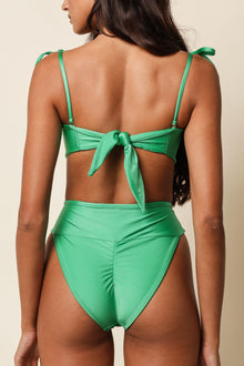 Tamarindo Bikini Bottom | Emerald Shimmer
