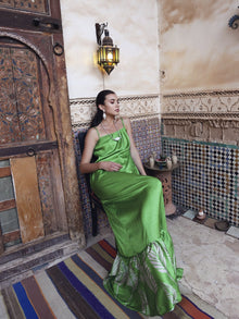 Fari Dress - Palms Vert - diarrablu